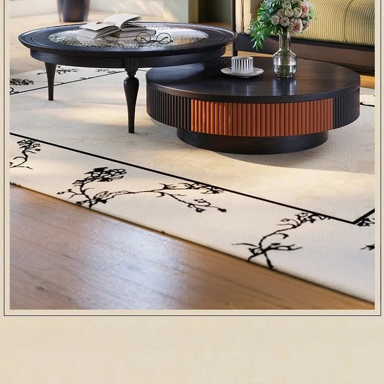 アッシュ材とガラスのセンターテーブル|スタイリッシュなリビングルームに最適なデザイン家具 fbgym-4750