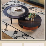 アッシュ材とガラスのセンターテーブル|スタイリッシュなリビングルームに最適なデザイン家具 fbgym-4750