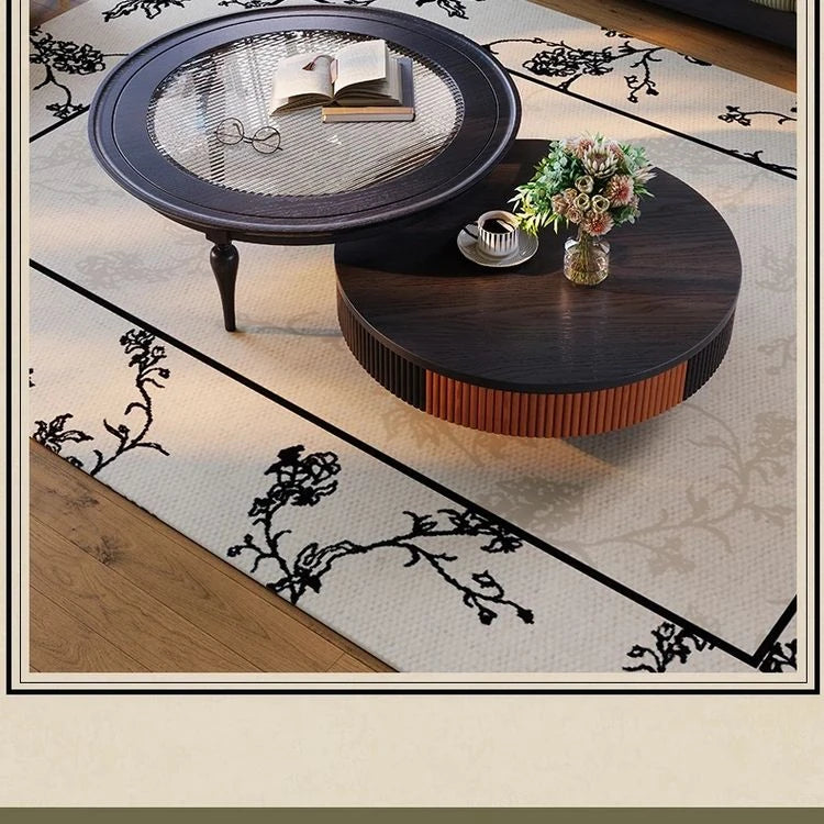 アッシュ材とガラスのセンターテーブル|スタイリッシュなリビングルームに最適なデザイン家具 fbgym-4750