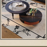 アッシュ材とガラスのセンターテーブル|スタイリッシュなリビングルームに最適なデザイン家具 fbgym-4750