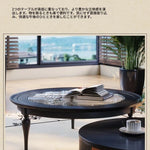 アッシュ材とガラスのセンターテーブル|スタイリッシュなリビングルームに最適なデザイン家具 fbgym-4750