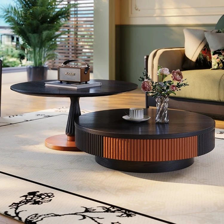 アッシュ材とステンレス製のスタイリッシュなセンターテーブル | モダンデザインでリビングを華やかに演出 fbgym-4751