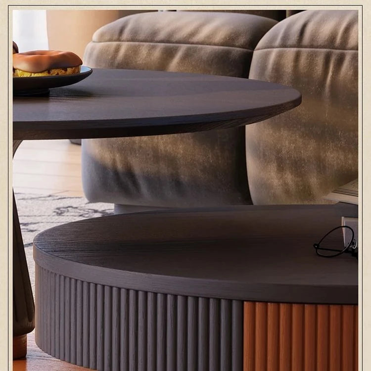 アッシュ材とステンレス製のスタイリッシュなセンターテーブル | モダンデザインでリビングを華やかに演出 fbgym-4751