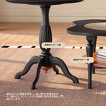 アッシュ材ガラスセンターテーブル|丸みを帯びたデザインでスタイリッシュなリビング空間を演出【サイズ:28.3インチ】 fbgym-4752