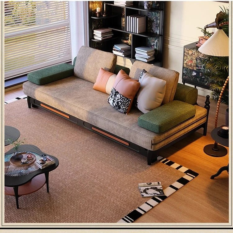 アッシュ材ガラスセンターテーブル|丸みを帯びたデザインでスタイリッシュなリビング空間を演出【サイズ:28.3インチ】 fbgym-4752