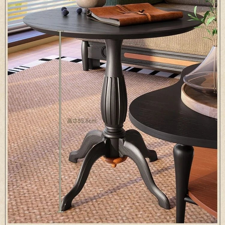 アッシュ材ガラスセンターテーブル|丸みを帯びたデザインでスタイリッシュなリビング空間を演出【サイズ:28.3インチ】 fbgym-4752