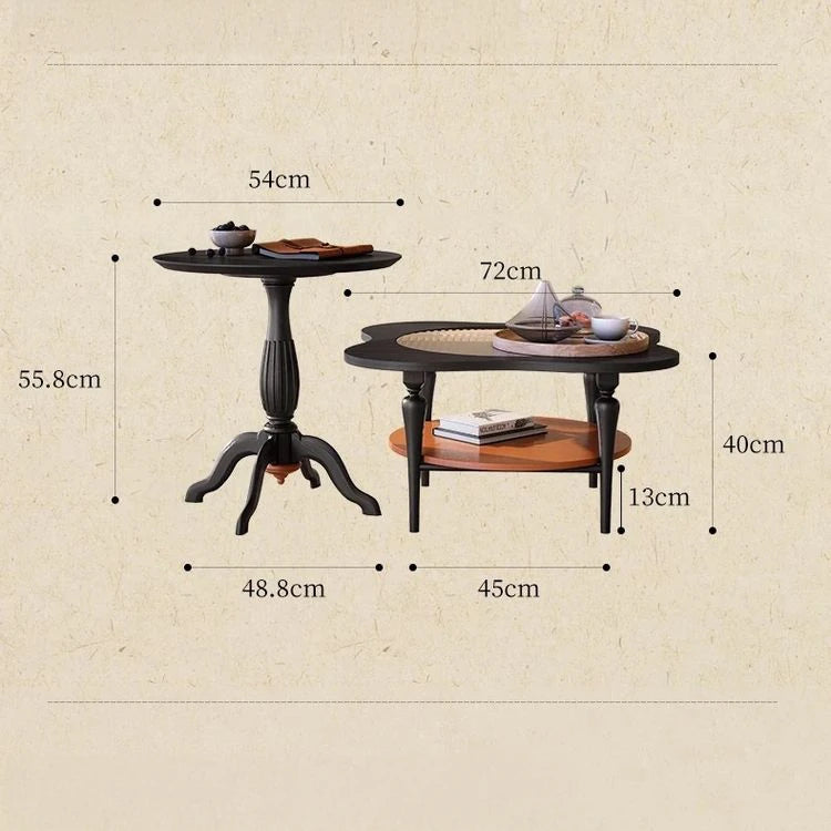 アッシュ材ガラスセンターテーブル|丸みを帯びたデザインでスタイリッシュなリビング空間を演出【サイズ:28.3インチ】 fbgym-4752