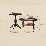 アッシュ材ガラスセンターテーブル|丸みを帯びたデザインでスタイリッシュなリビング空間を演出【サイズ:28.3インチ】 fbgym-4752