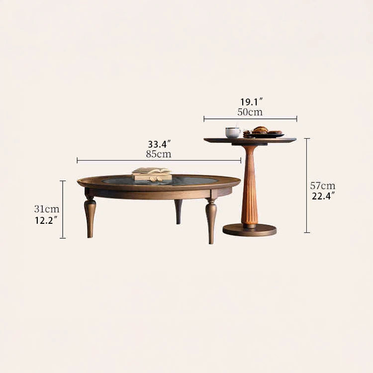 アッシュ材ガラスセンターテーブル - エレガントなリビングルームを演出するスタイリッシュなインテリア家具 fbgym-4753