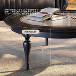 アッシュ材ガラスセンターテーブル - エレガントなリビングルームを演出するスタイリッシュなインテリア家具 fbgym-4753
