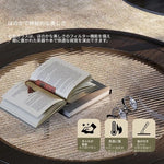 アッシュ材ガラスセンターテーブル - エレガントなリビングルームを演出するスタイリッシュなインテリア家具 fbgym-4753