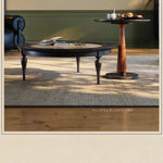 アッシュ材ガラスセンターテーブル - エレガントなリビングルームを演出するスタイリッシュなインテリア家具 fbgym-4753