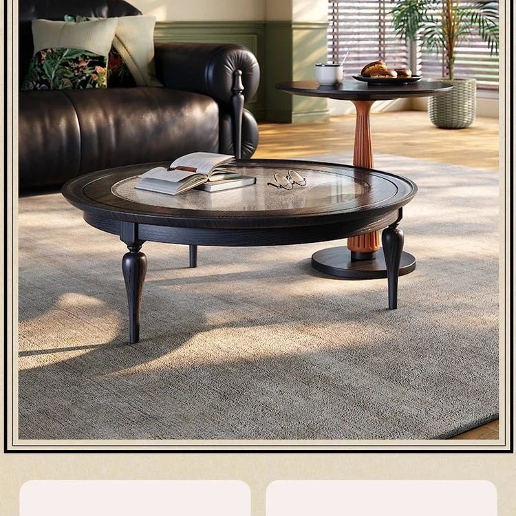 アッシュ材ガラスセンターテーブル - エレガントなリビングルームを演出するスタイリッシュなインテリア家具 fbgym-4753