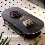 アッシュ材製センターテーブル|シンプルでエレガントなデザイン|リビングにぴったりなアイテム|幅60cm fbgym-4754