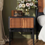 ナイトテーブル アッシュ材使用 シンプルでスタイリッシュなデザイン おしゃれなインテリアにぴったり fbgym-4756