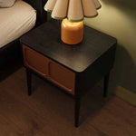 ナイトテーブル アッシュ材使用 シンプルでスタイリッシュなデザイン おしゃれなインテリアにぴったり fbgym-4756