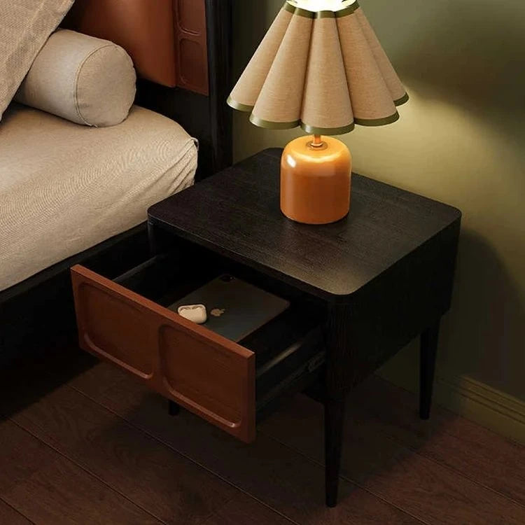 ナイトテーブル アッシュ材使用 シンプルでスタイリッシュなデザイン おしゃれなインテリアにぴったり fbgym-4756