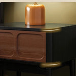 ナイトテーブル アッシュ材使用 シンプルでスタイリッシュなデザイン おしゃれなインテリアにぴったり fbgym-4756