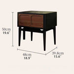 ナイトテーブル アッシュ材使用 シンプルでスタイリッシュなデザイン おしゃれなインテリアにぴったり fbgym-4756