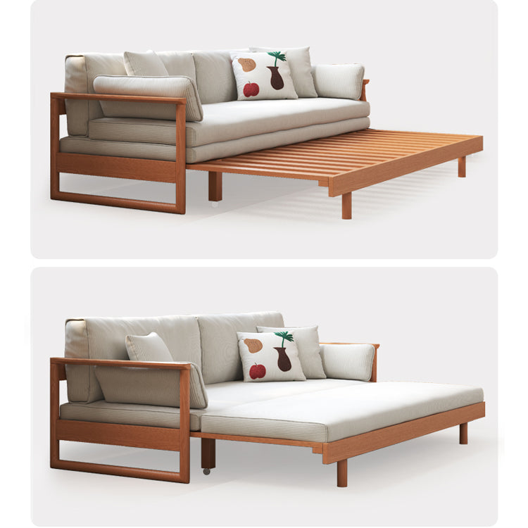 高級チェリー材&ケヤキ仕様コーデュロイソファー | エレガンスと快適を極めた一品 fcp-1289