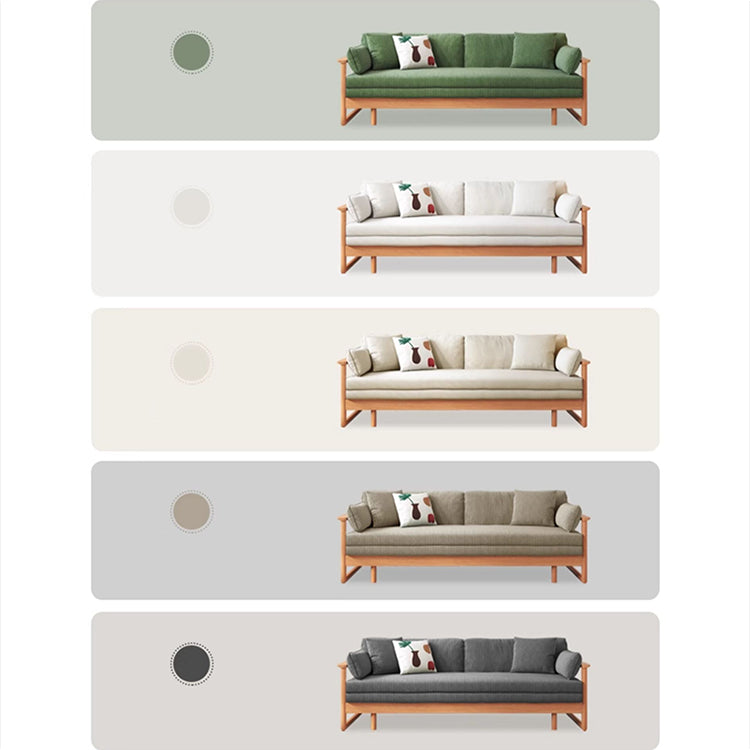 高級チェリー材&ケヤキ仕様コーデュロイソファー | エレガンスと快適を極めた一品 fcp-1289