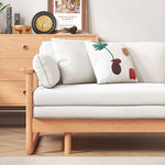 高級チェリー材&ケヤキ仕様コーデュロイソファー | エレガンスと快適を極めた一品 fcp-1289