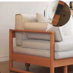 高級チェリー材&ケヤキ仕様コーデュロイソファー | エレガンスと快適を極めた一品 fcp-1289