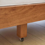 高級チェリー材&ケヤキ仕様コーデュロイソファー | エレガンスと快適を極めた一品 fcp-1289