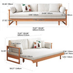 高級チェリー材&ケヤキ仕様コーデュロイソファー | エレガンスと快適を極めた一品 fcp-1289