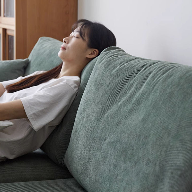 「チェリー材&アッシュ材使用!高品質シリコンフィル&コーデュロイの高級ソファ」 fcp-1300