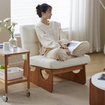 【高級ソファー】チェリー材使用、ダウン&シリコンフィル詰め、極上のシープボア仕上げ fcp-1305