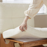 【高級ソファー】チェリー材使用、ダウン&シリコンフィル詰め、極上のシープボア仕上げ fcp-1305