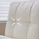 【高級ソファー】チェリー材使用、ダウン&シリコンフィル詰め、極上のシープボア仕上げ fcp-1305