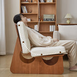 【高級ソファー】チェリー材使用、ダウン&シリコンフィル詰め、極上のシープボア仕上げ fcp-1305