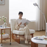 【高級ソファー】チェリー材使用、ダウン&シリコンフィル詰め、極上のシープボア仕上げ fcp-1305