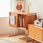 高級キャビネット|チェリー材とステンレスの美リシックデザイン fcp-1314