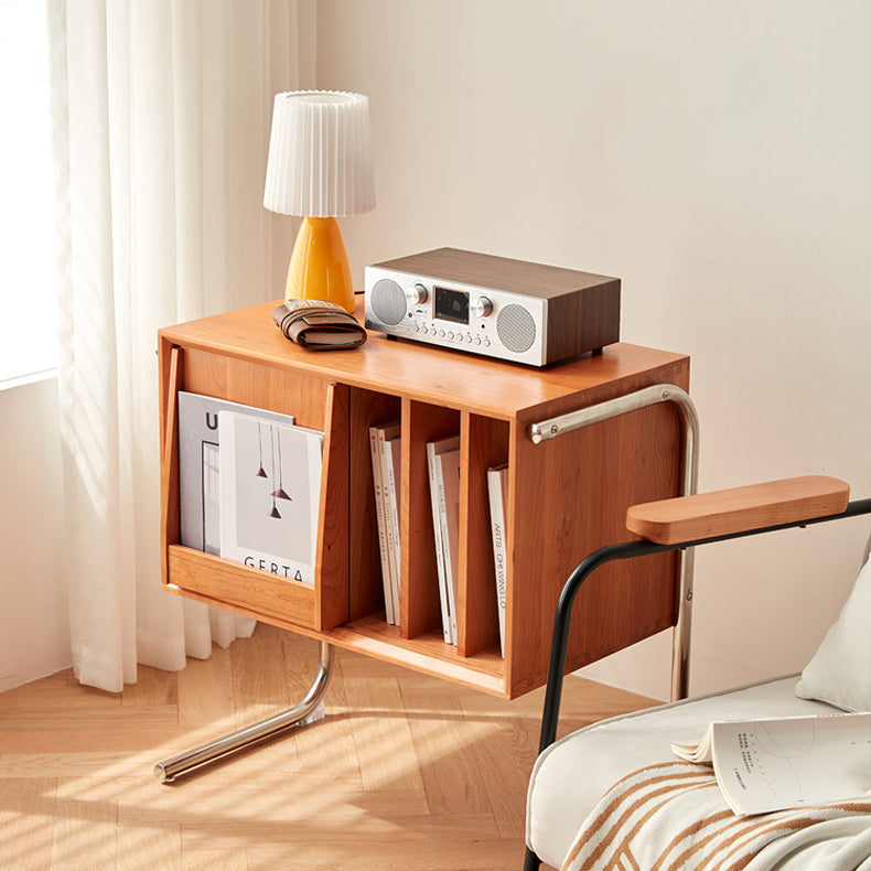 高級キャビネット|チェリー材とステンレスの美リシックデザイン fcp-1314