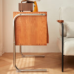 高級キャビネット|チェリー材とステンレスの美リシックデザイン fcp-1314