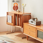 高級キャビネット|チェリー材とステンレスの美リシックデザイン fcp-1314