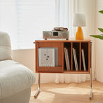 高級キャビネット|チェリー材とステンレスの美リシックデザイン fcp-1314