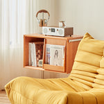 高級キャビネット|チェリー材とステンレスの美リシックデザイン fcp-1314