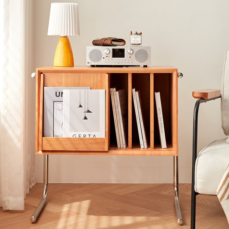 高級キャビネット|チェリー材とステンレスの美リシックデザイン fcp-1314