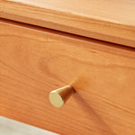 チェリー材&銅 センターテーブル 高級感溢れるデザイン fcp-1316