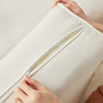 チェリー材使用チェア - シリコンフィル&エアレザーの快適デザイン fcp-1325