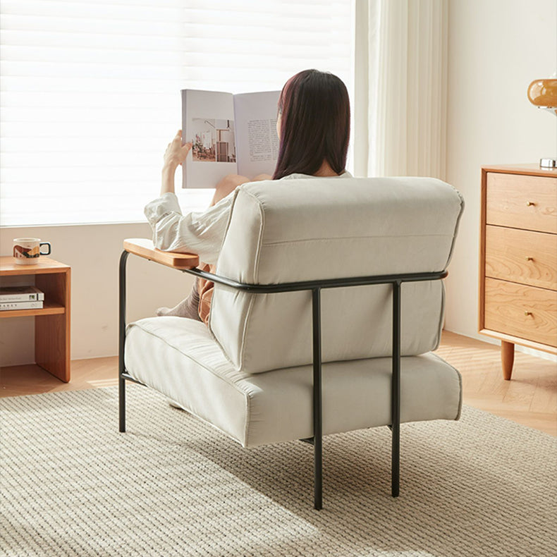 チェリー材使用チェア - シリコンフィル&エアレザーの快適デザイン fcp-1325