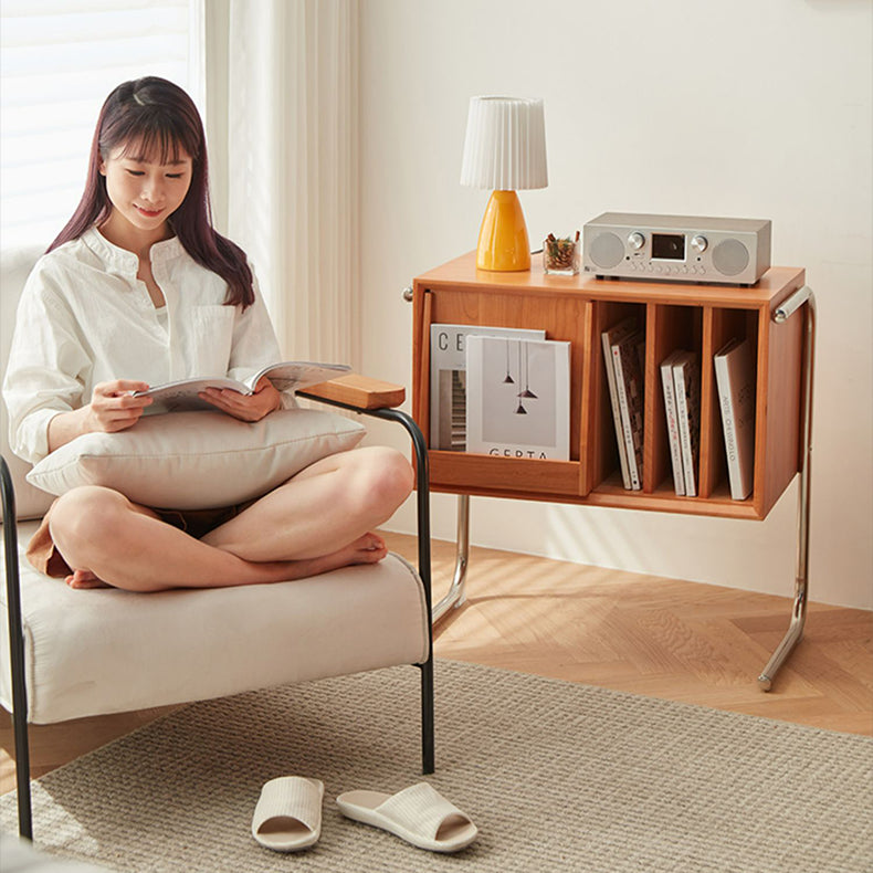 チェリー材使用チェア - シリコンフィル&エアレザーの快適デザイン fcp-1325