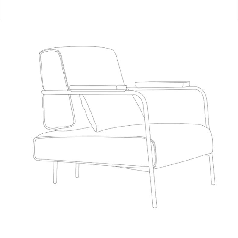 チェリー材使用チェア - シリコンフィル&エアレザーの快適デザイン fcp-1325