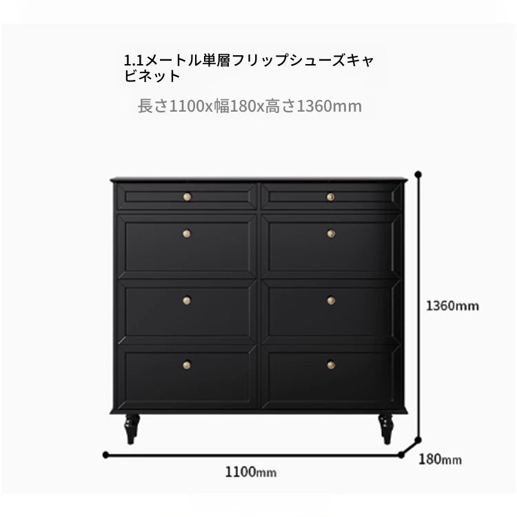 モダンでスタイリッシュなナイトテーブル - 便利な2段引き出し付き、ブラック多層板仕上げ fcr-4816