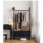 モダンデザインの多層板ラック・収納付きハンガーシェルフ | シンプルな衣類収納とスタイリッシュなディスプレイ用 fcr-4818