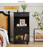 スタイリッシュ多層板キャビネット - こだわりのガラス扉付き収納家具、リビングや寝室に最適! fcr-4820